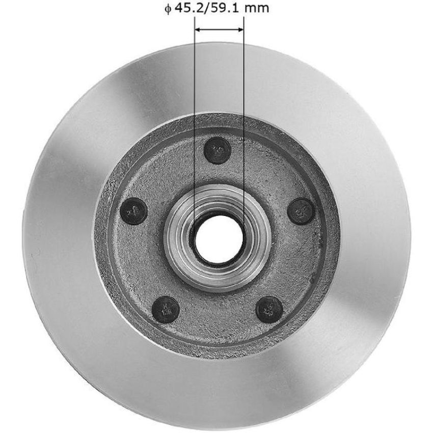 BENDIX DRUM & ROTORS PRT1907 BENDIX Disc Brake Rotor and Hub Assembly
