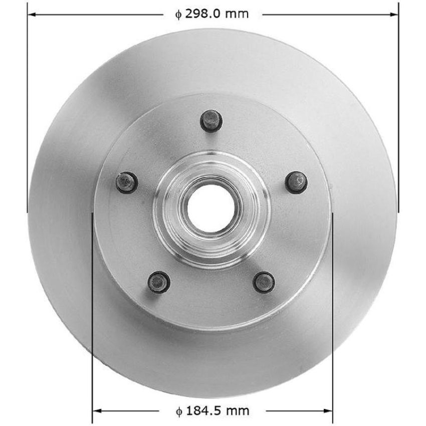 BENDIX DRUM & ROTORS PRT1907 BENDIX Disc Brake Rotor and Hub Assembly