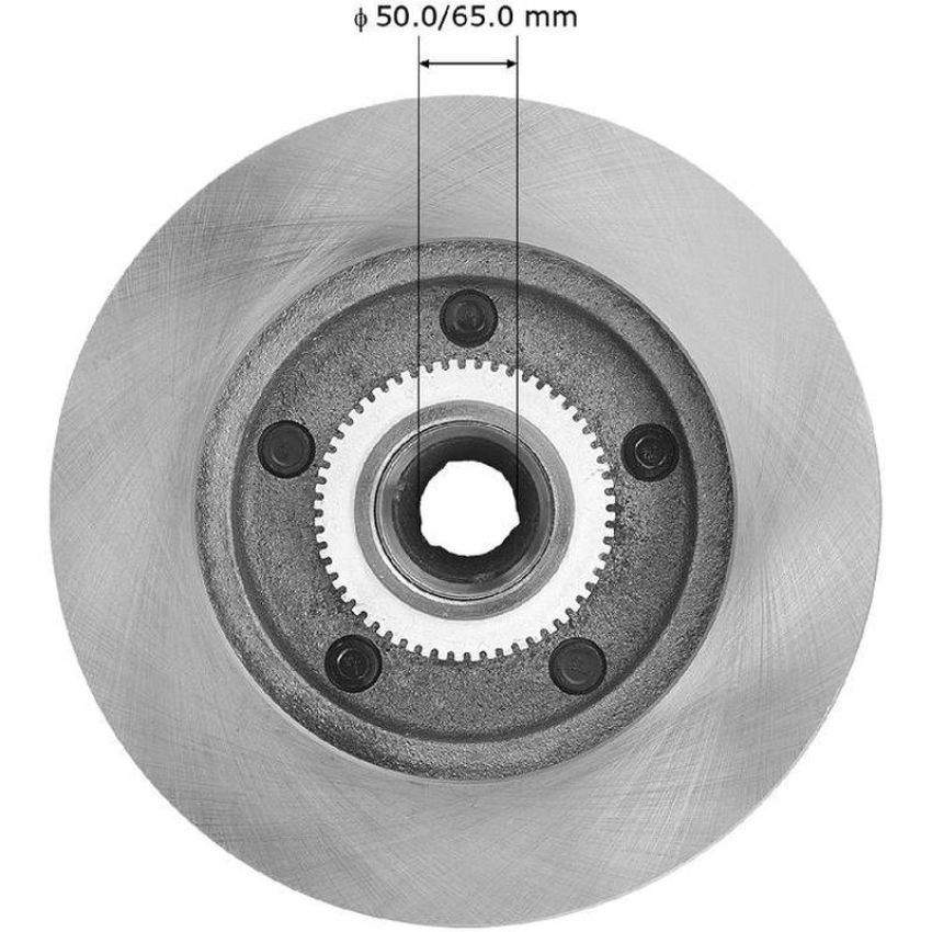 BENDIX DRUM & ROTORS PRT1921 BENDIX Disc Brake Rotor and Hub Assembly