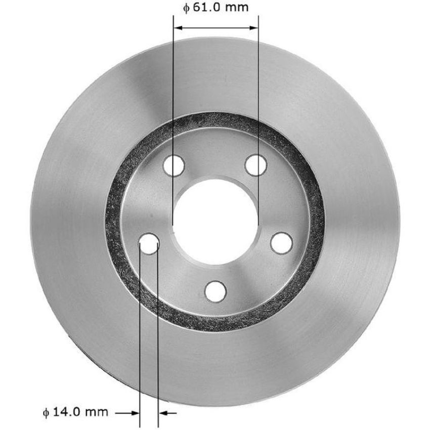 BENDIX DRUM & ROTORS PRT5041 BENDIX Disc Brake Rotor