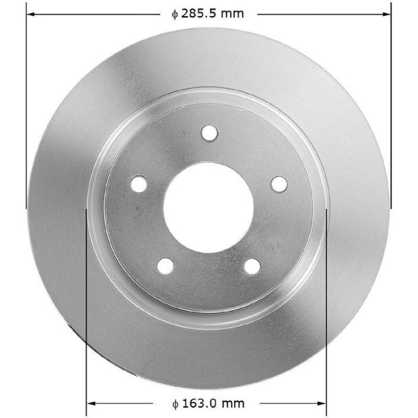 BENDIX DRUM & ROTORS PRT5064FC BENDIX Disc Brake Rotor