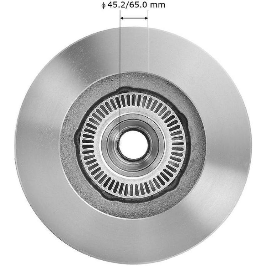BENDIX DRUM & ROTORS PRT5076 BENDIX Disc Brake Rotor and Hub Assembly