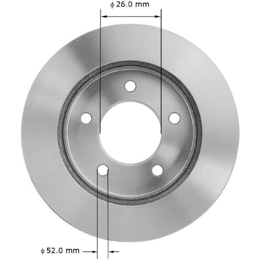 BENDIX DRUM & ROTORS PRT5146 BENDIX Disc Brake Rotor