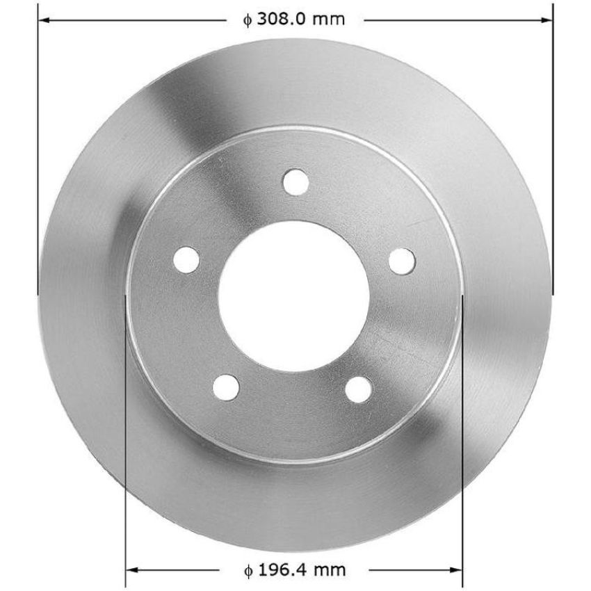 BENDIX DRUM & ROTORS PRT5146 BENDIX Disc Brake Rotor