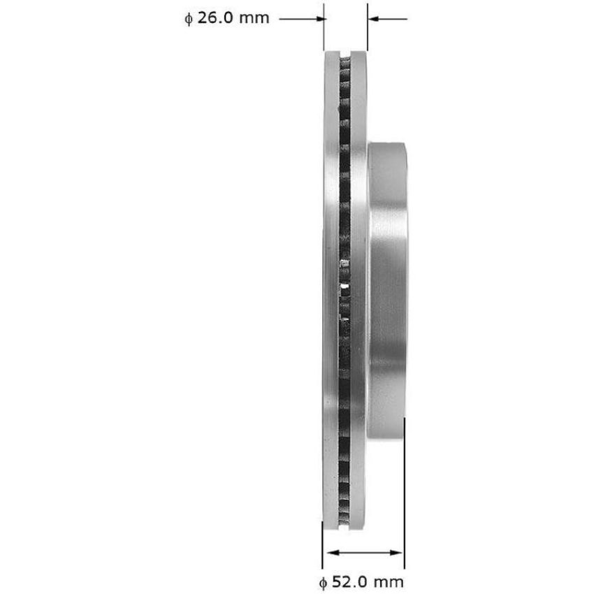 BENDIX DRUM & ROTORS PRT5146 BENDIX Disc Brake Rotor
