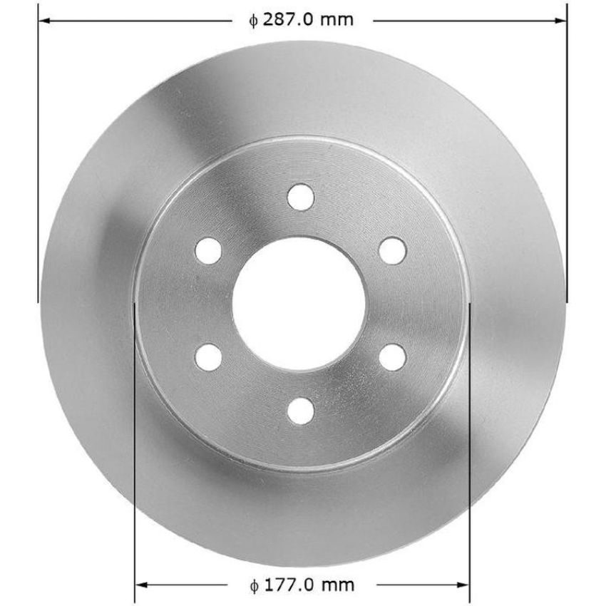BENDIX DRUM & ROTORS PRT5147 BENDIX Disc Brake Rotor
