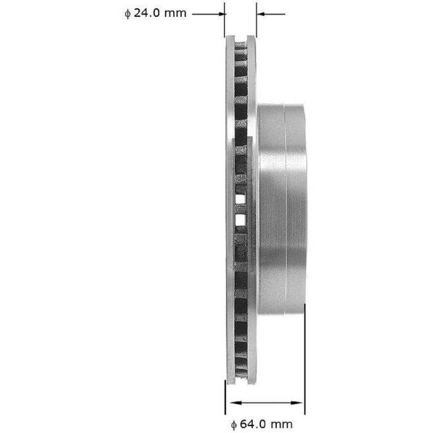 BENDIX DRUM & ROTORS PRT5147 BENDIX Disc Brake Rotor