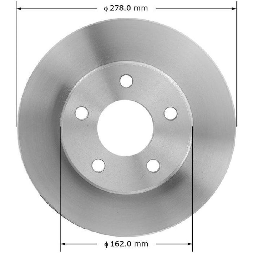 BENDIX DRUM & ROTORS PRT5158 BENDIX Disc Brake Rotor