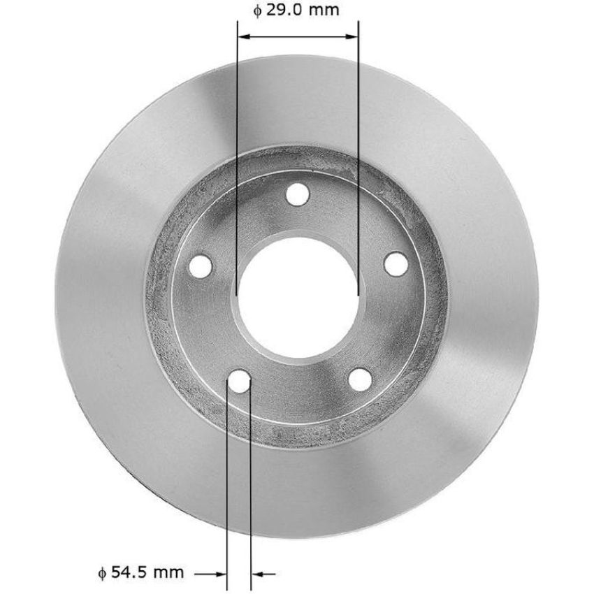 BENDIX DRUM & ROTORS PRT5182 BENDIX Disc Brake Rotor