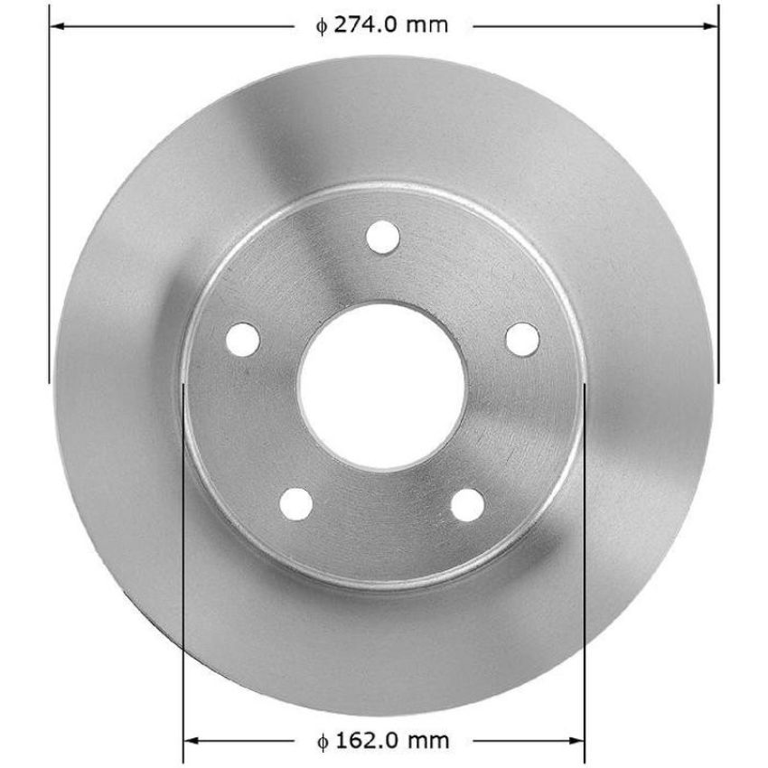 BENDIX DRUM & ROTORS PRT5182 BENDIX Disc Brake Rotor