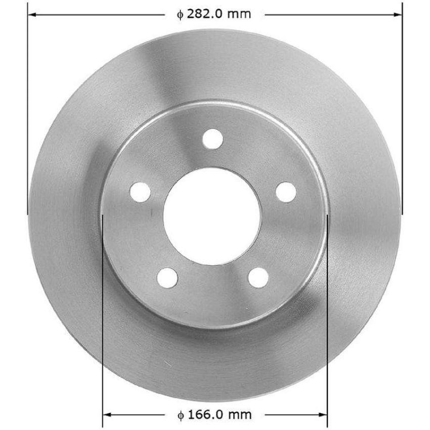 BENDIX DRUM & ROTORS PRT5246 BENDIX Disc Brake Rotor