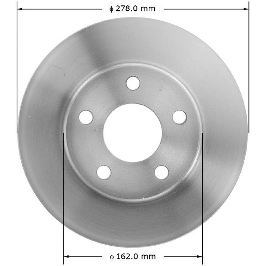 BENDIX DRUM & ROTORS PRT5250 BENDIX Disc Brake Rotor
