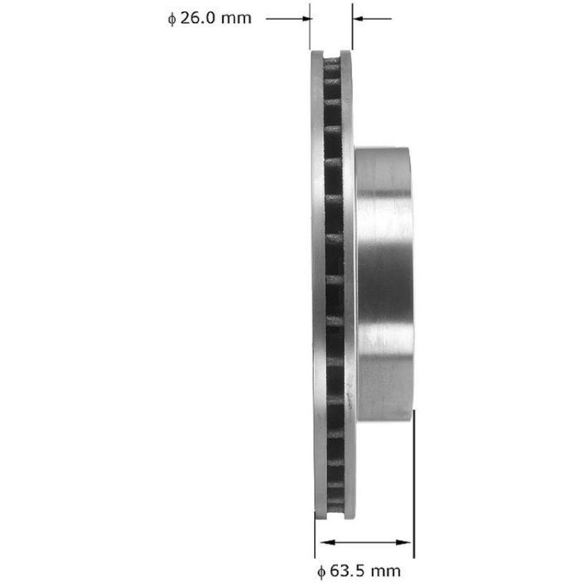 BENDIX DRUM & ROTORS PRT5254 BENDIX Disc Brake Rotor