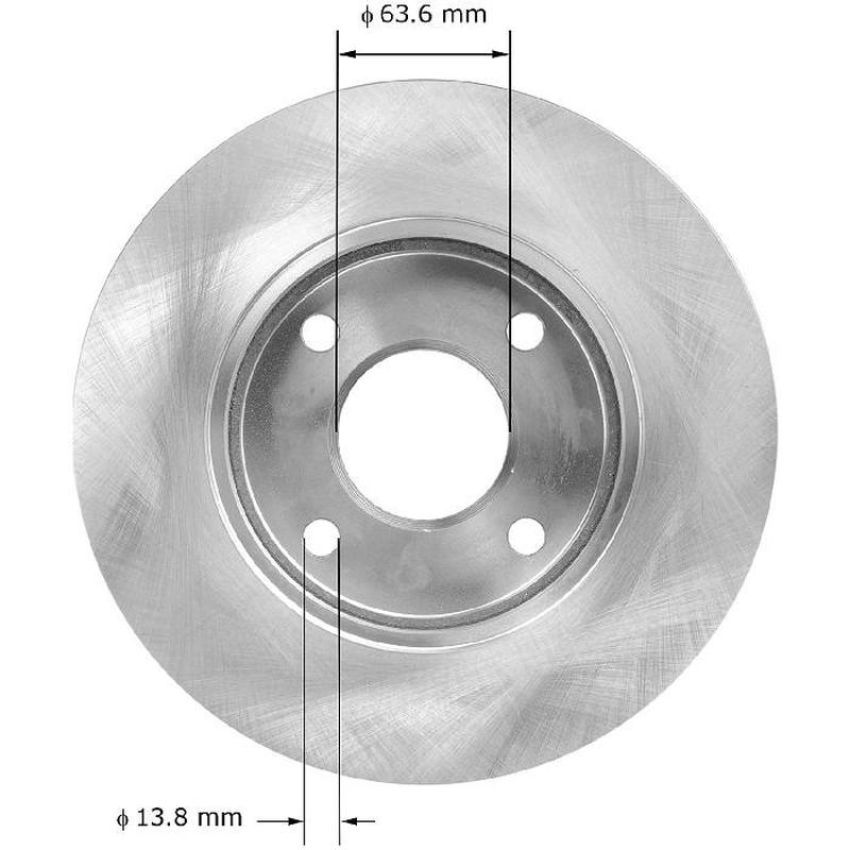 BENDIX DRUM & ROTORS PRT5273 BENDIX Disc Brake Rotor