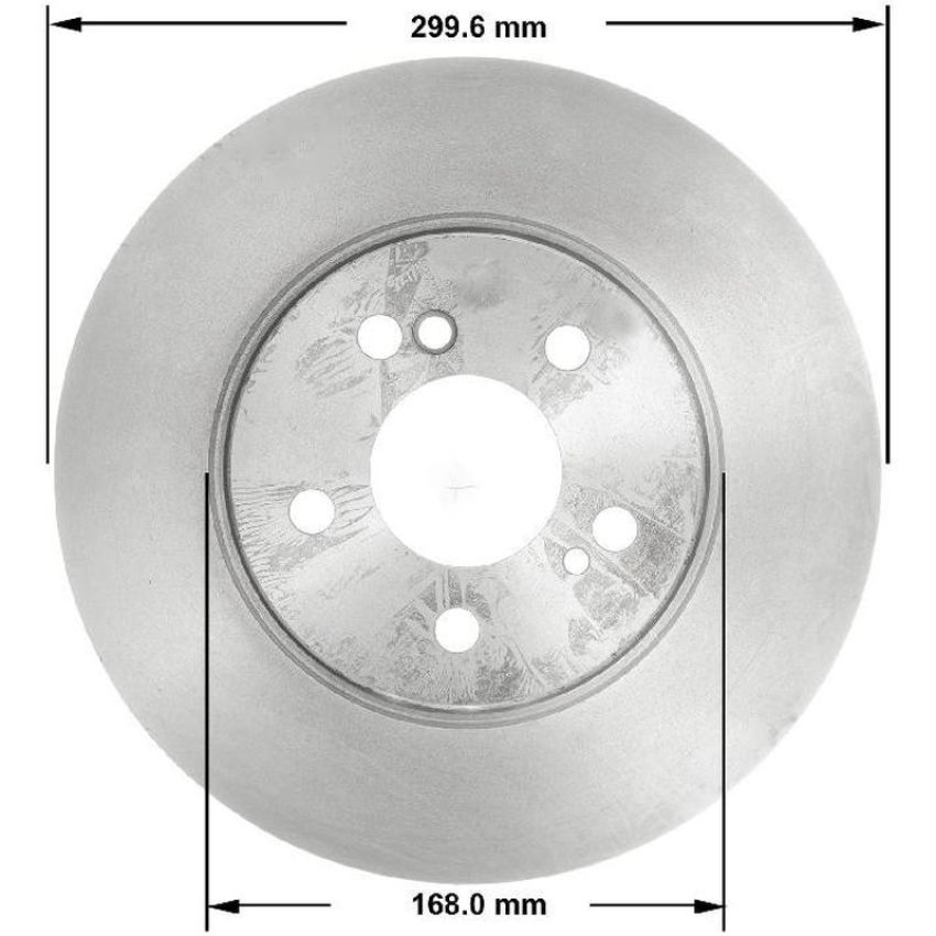 BENDIX DRUM & ROTORS PRT5493 BENDIX Disc Brake Rotor