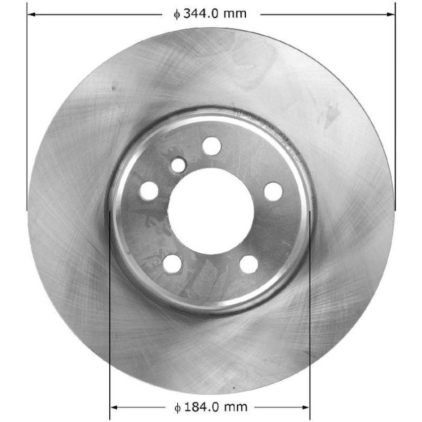 BENDIX DRUM & ROTORS PRT5599 BENDIX Disc Brake Rotor