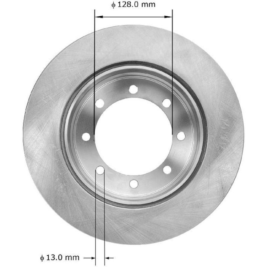 BENDIX DRUM & ROTORS PRT5630 BENDIX Disc Brake Rotor