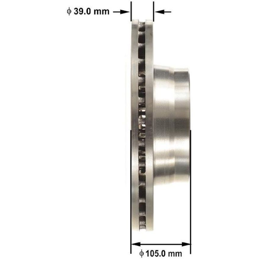 BENDIX DRUM & ROTORS PRT5689 BENDIX Disc Brake Rotor