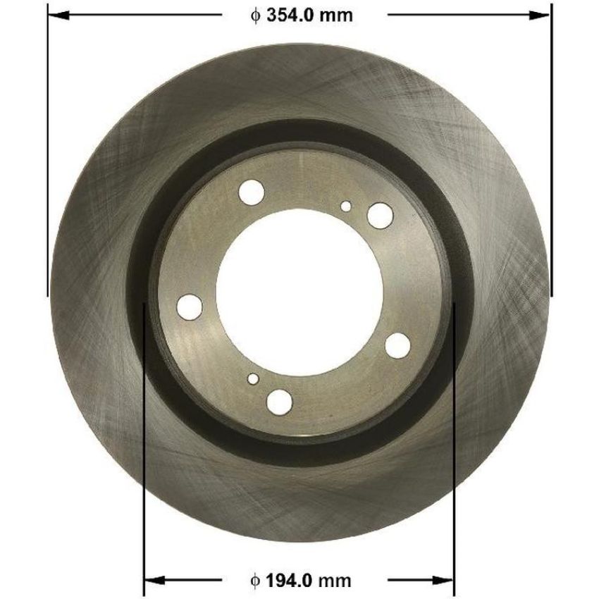 BENDIX DRUM & ROTORS PRT5718 BENDIX Disc Brake Rotor