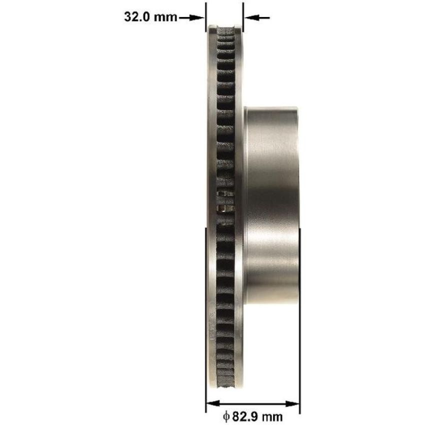 BENDIX DRUM & ROTORS PRT5718 BENDIX Disc Brake Rotor