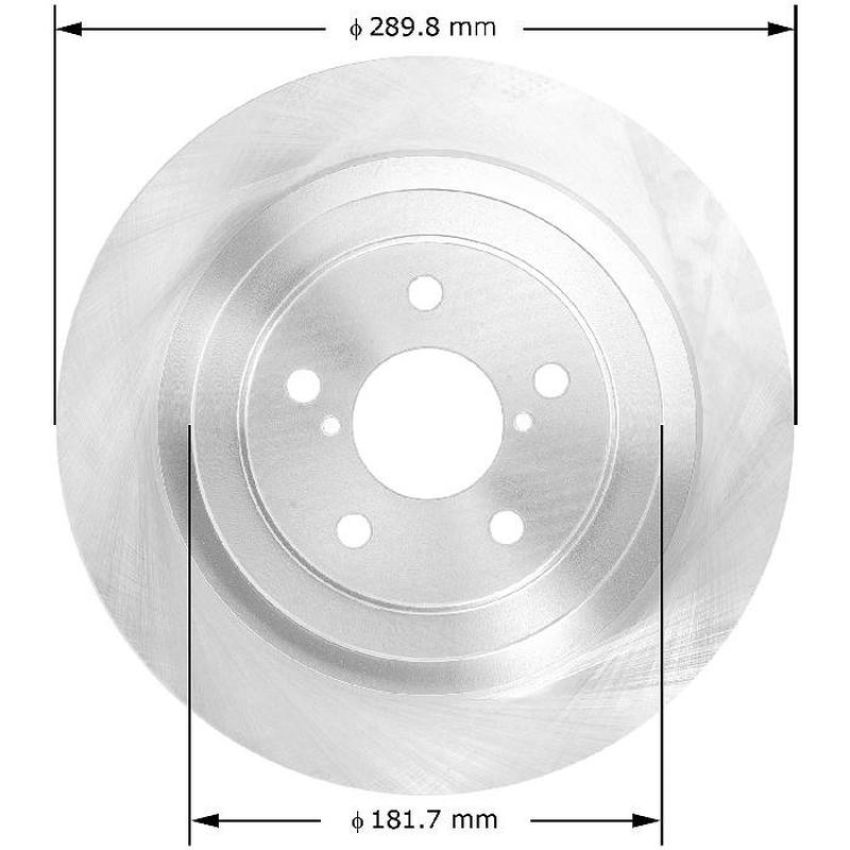 BENDIX DRUM & ROTORS PRT5744 BENDIX Disc Brake Rotor