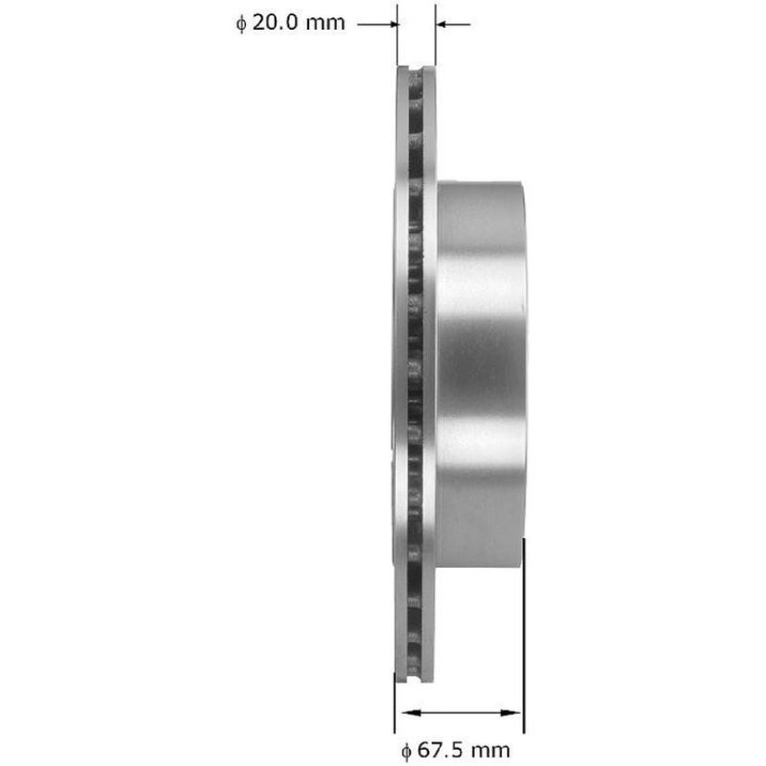 BENDIX DRUM & ROTORS PRT5754 BENDIX Disc Brake Rotor
