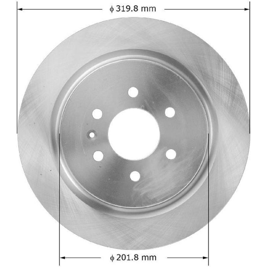 BENDIX DRUM & ROTORS PRT5772 BENDIX Disc Brake Rotor