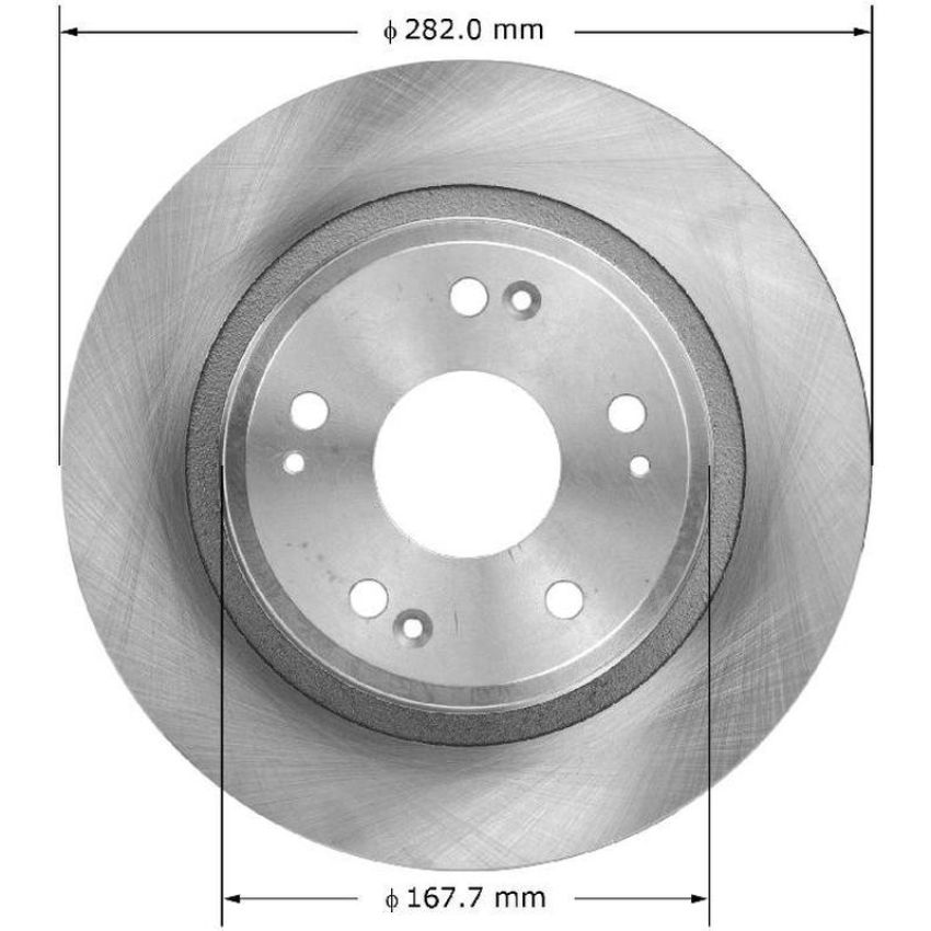 BENDIX DRUM & ROTORS PRT5773 BENDIX Disc Brake Rotor