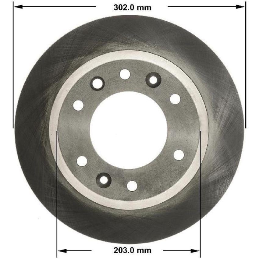 BENDIX DRUM & ROTORS PRT5780 BENDIX Disc Brake Rotor