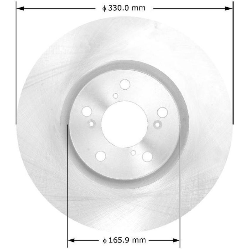 BENDIX DRUM & ROTORS PRT5783 BENDIX Disc Brake Rotor