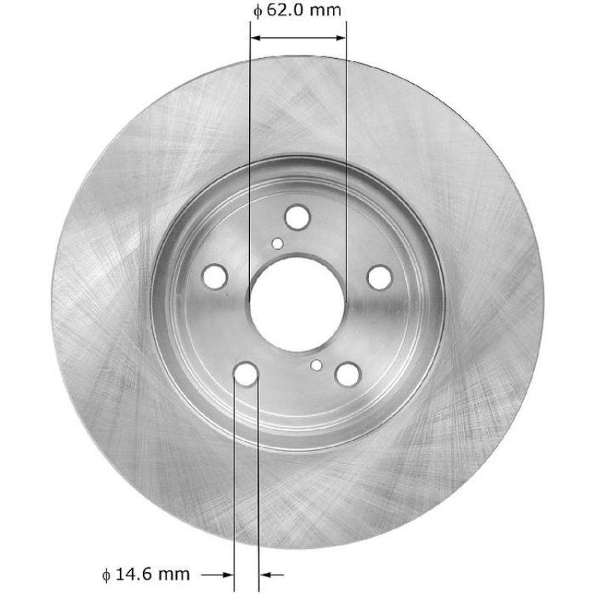 BENDIX DRUM & ROTORS PRT5788 BENDIX Disc Brake Rotor
