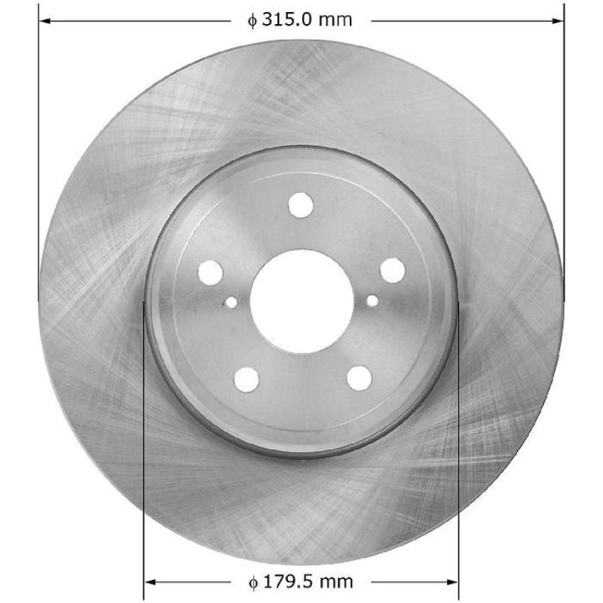 BENDIX DRUM & ROTORS PRT5788 BENDIX Disc Brake Rotor
