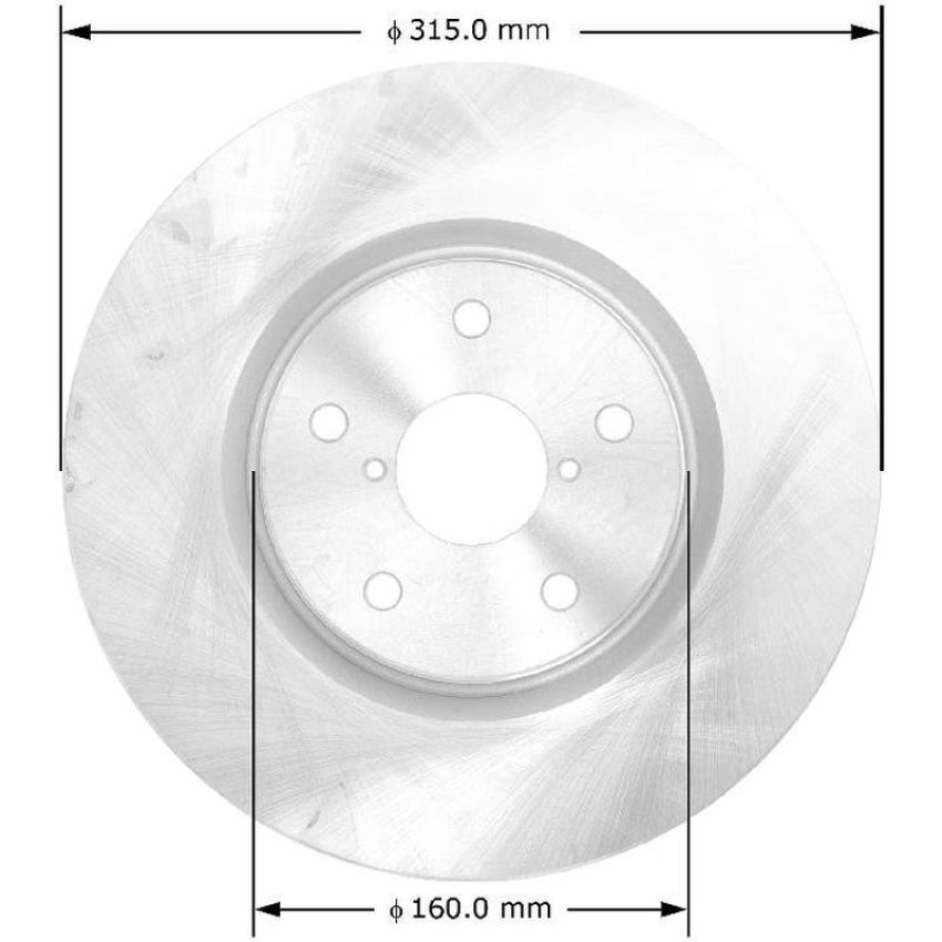 BENDIX DRUM & ROTORS PRT5794 BENDIX Disc Brake Rotor