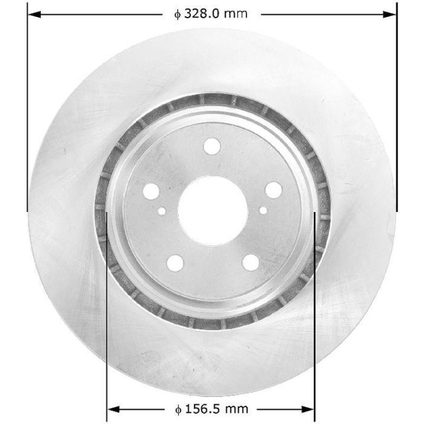 BENDIX DRUM & ROTORS PRT5798 BENDIX Disc Brake Rotor