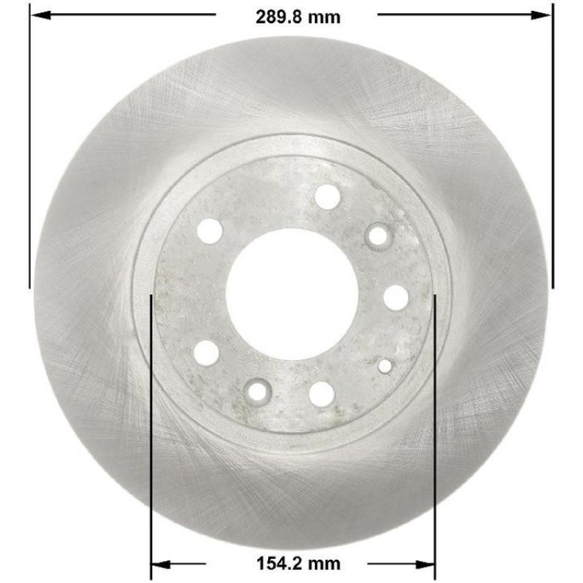 BENDIX DRUM & ROTORS PRT5805 BENDIX Disc Brake Rotor