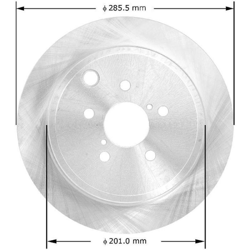 BENDIX DRUM & ROTORS PRT5811 BENDIX Disc Brake Rotor