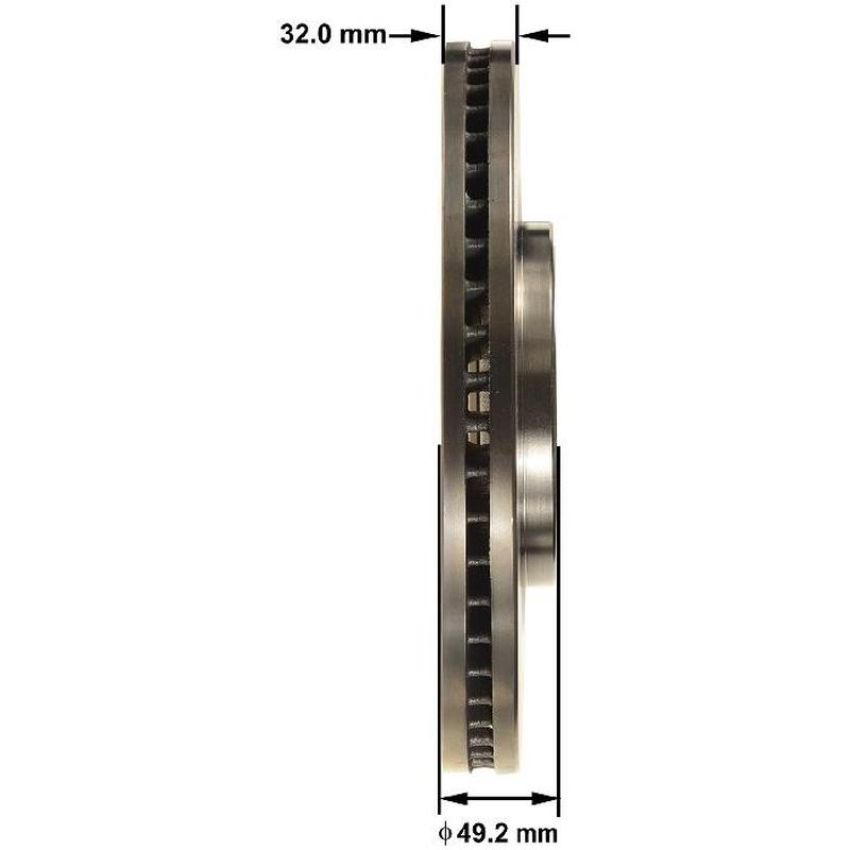 BENDIX DRUM & ROTORS PRT5814 BENDIX Disc Brake Rotor