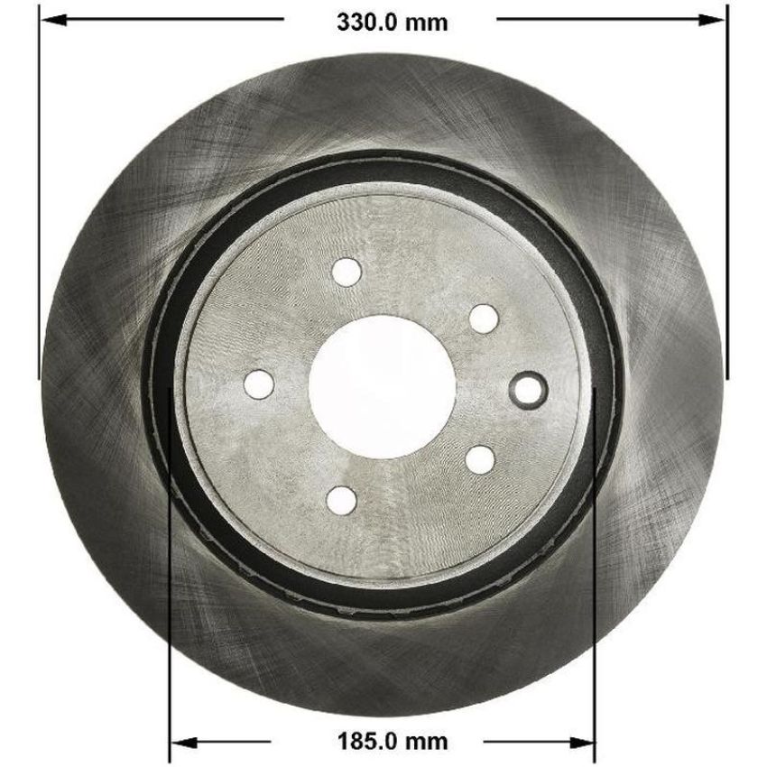 BENDIX DRUM & ROTORS PRT5816 BENDIX Disc Brake Rotor
