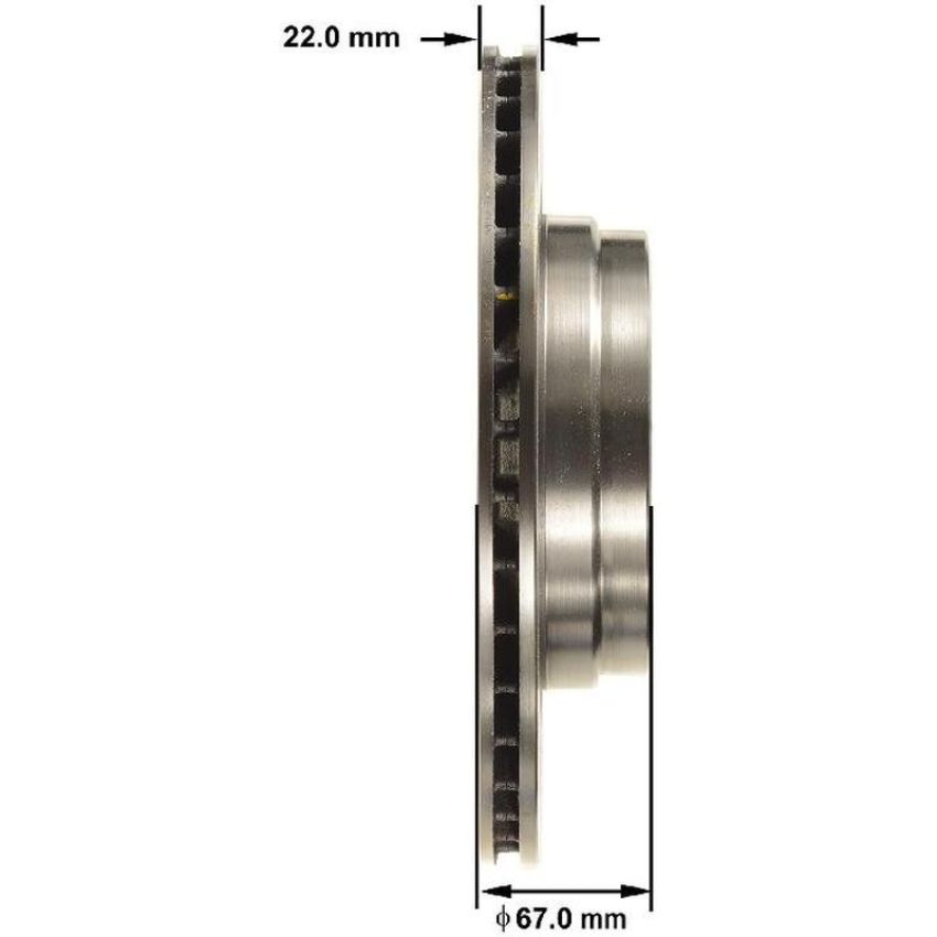 BENDIX DRUM & ROTORS PRT5823 BENDIX Disc Brake Rotor