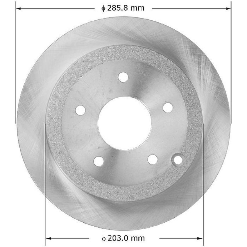 BENDIX DRUM & ROTORS PRT5864 BENDIX Disc Brake Rotor
