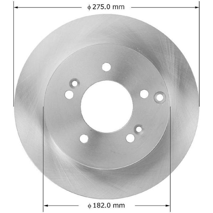 BENDIX DRUM & ROTORS PRT5868 BENDIX Disc Brake Rotor