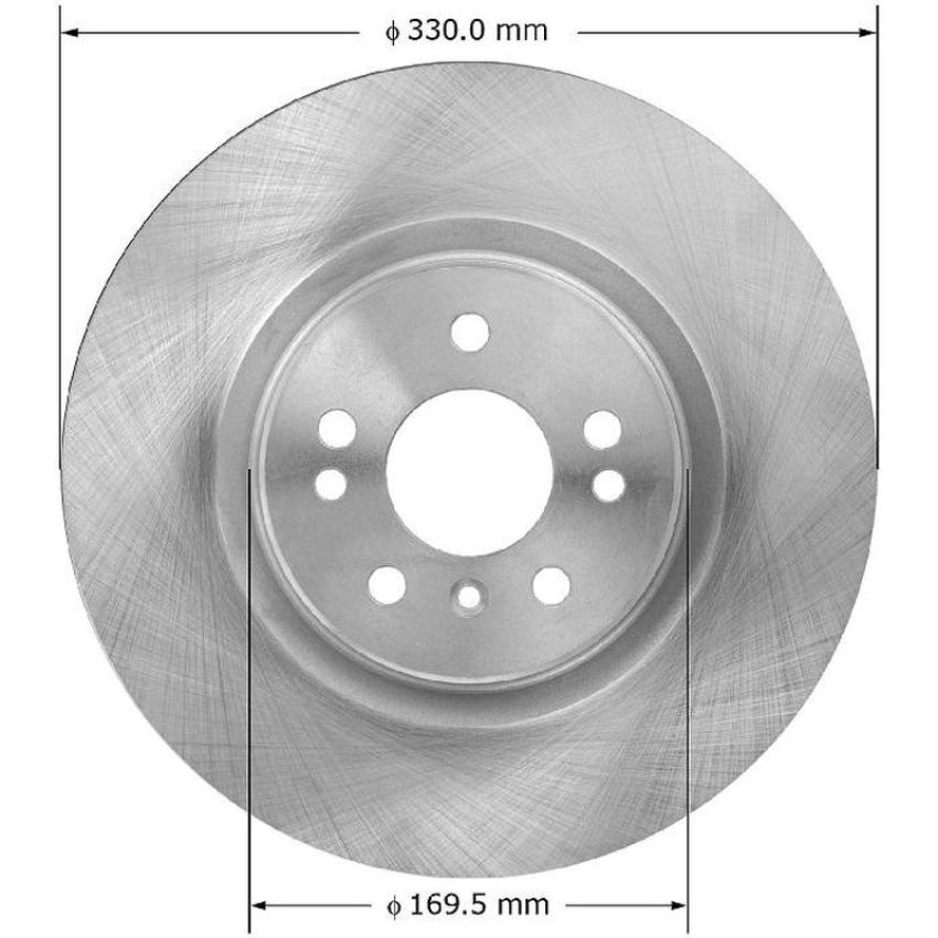 BENDIX DRUM & ROTORS PRT5869 BENDIX Disc Brake Rotor