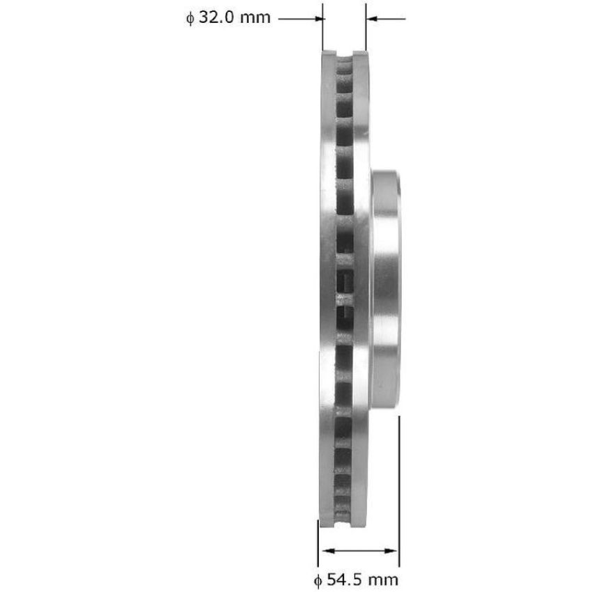 BENDIX DRUM & ROTORS PRT5869 BENDIX Disc Brake Rotor