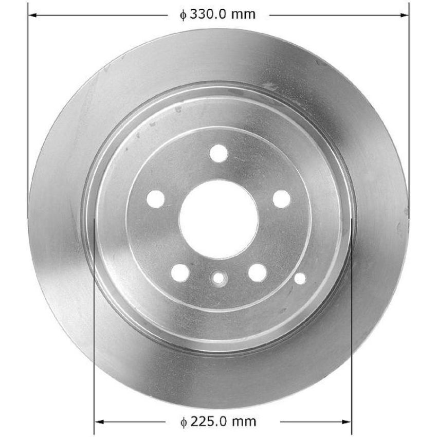 BENDIX DRUM & ROTORS PRT5870 BENDIX Disc Brake Rotor