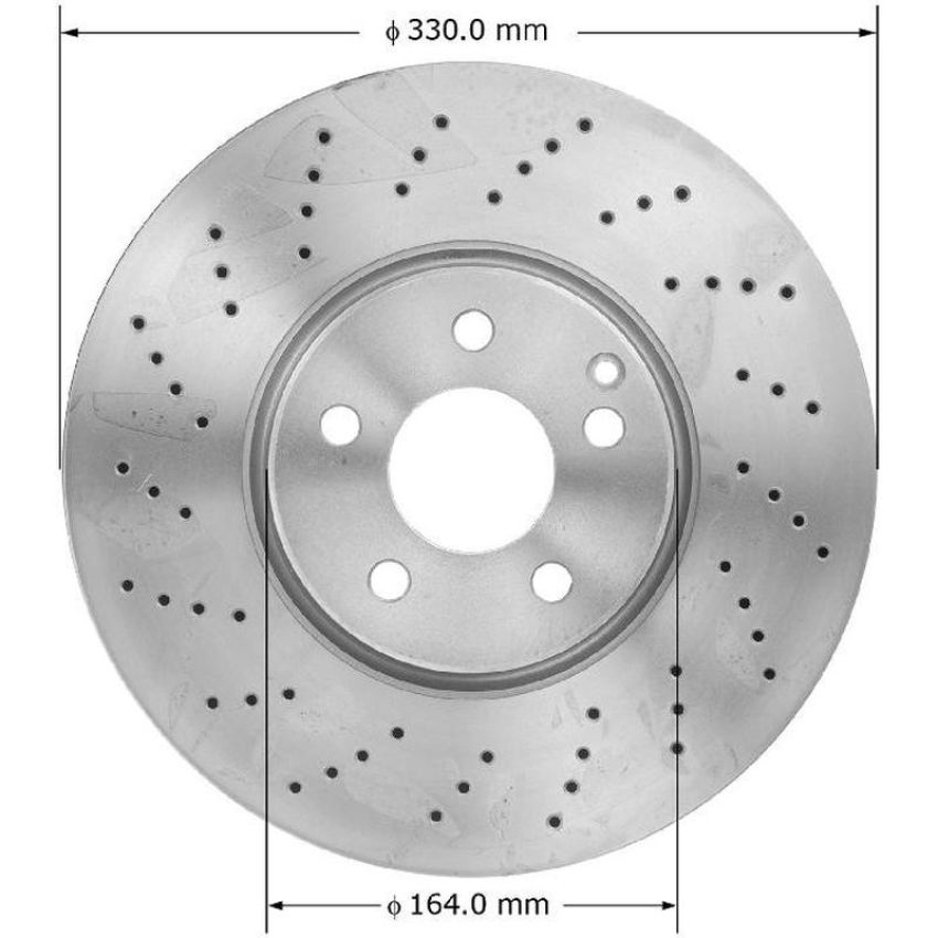 BENDIX DRUM & ROTORS PRT5874 BENDIX Disc Brake Rotor