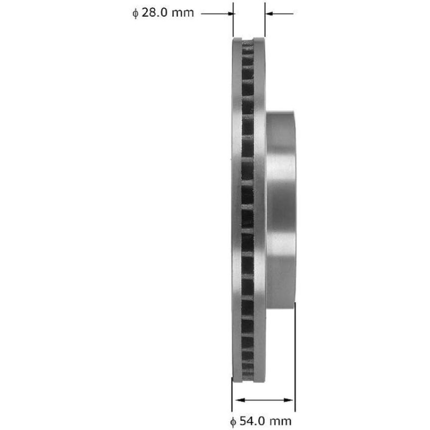 BENDIX DRUM & ROTORS PRT5881 BENDIX Disc Brake Rotor
