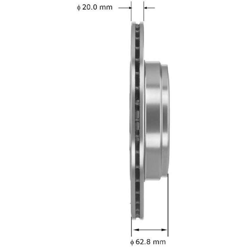 BENDIX DRUM & ROTORS PRT5885 BENDIX Disc Brake Rotor