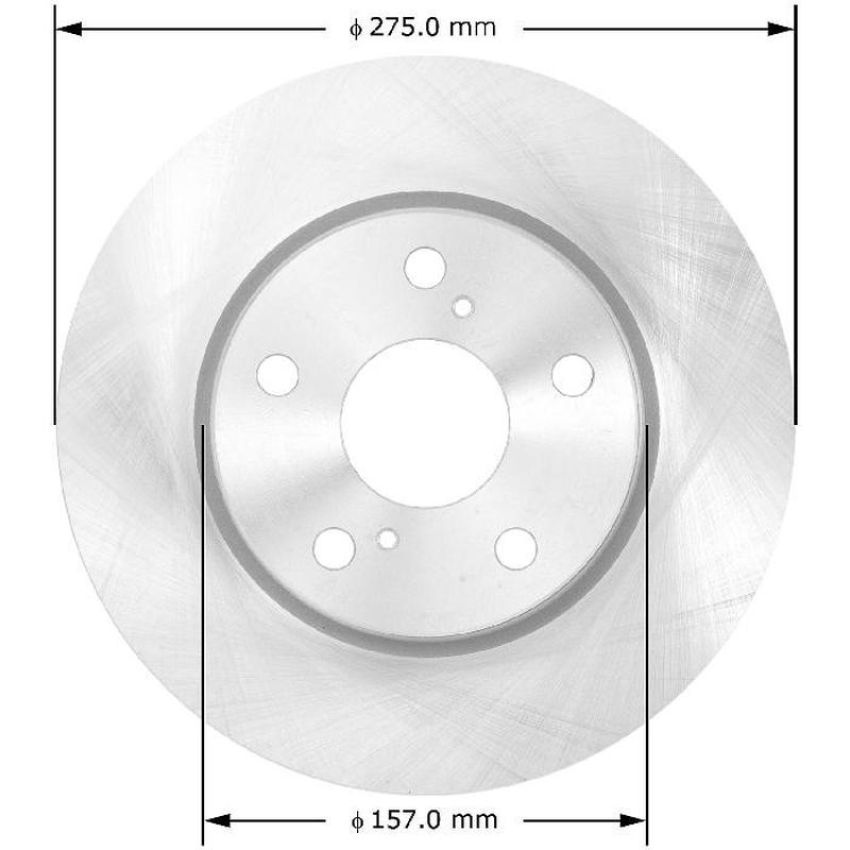 BENDIX DRUM & ROTORS PRT5886 BENDIX Disc Brake Rotor