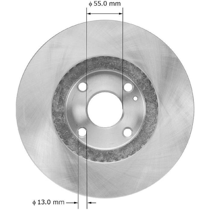 BENDIX DRUM & ROTORS PRT5887 BENDIX Disc Brake Rotor