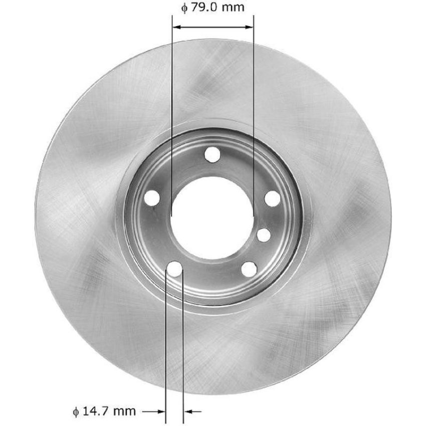 BENDIX DRUM & ROTORS PRT5888 BENDIX Disc Brake Rotor